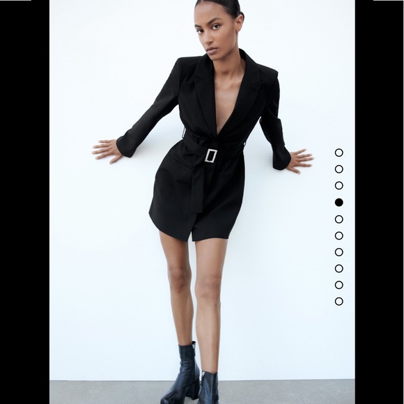 Zara belted blazer dress - Picture 4 of 8